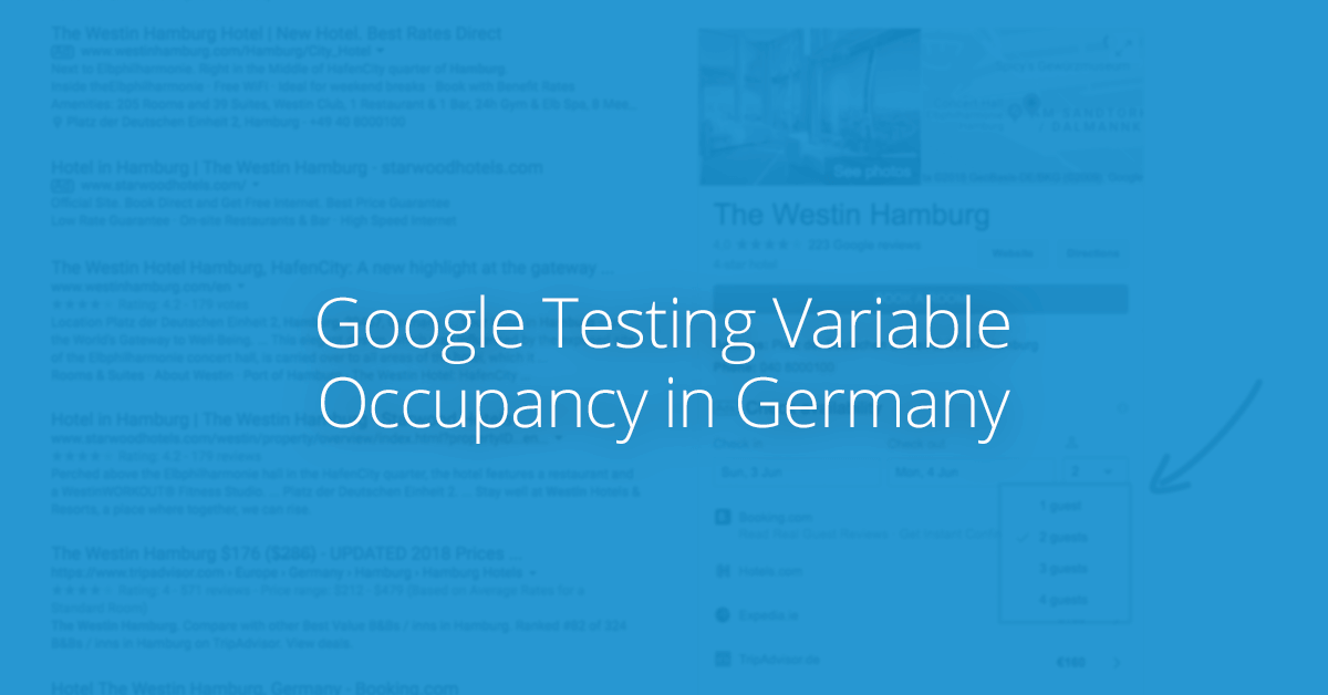 Google Testing Variable Occupancy in Germany