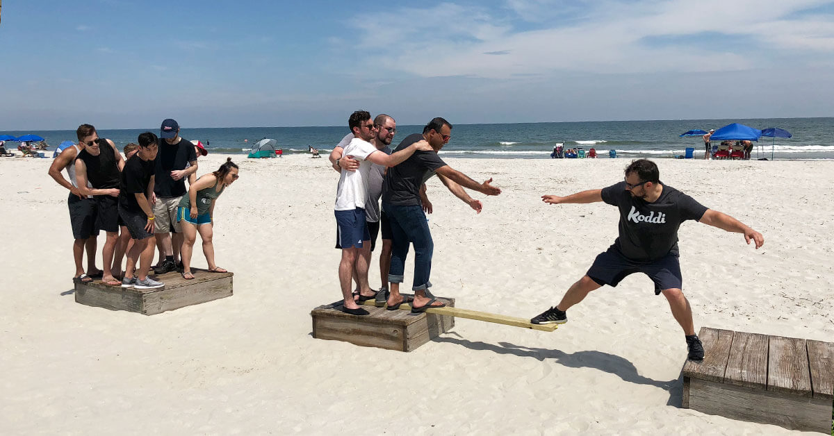 Team Building Activities at the Koddi Offsite