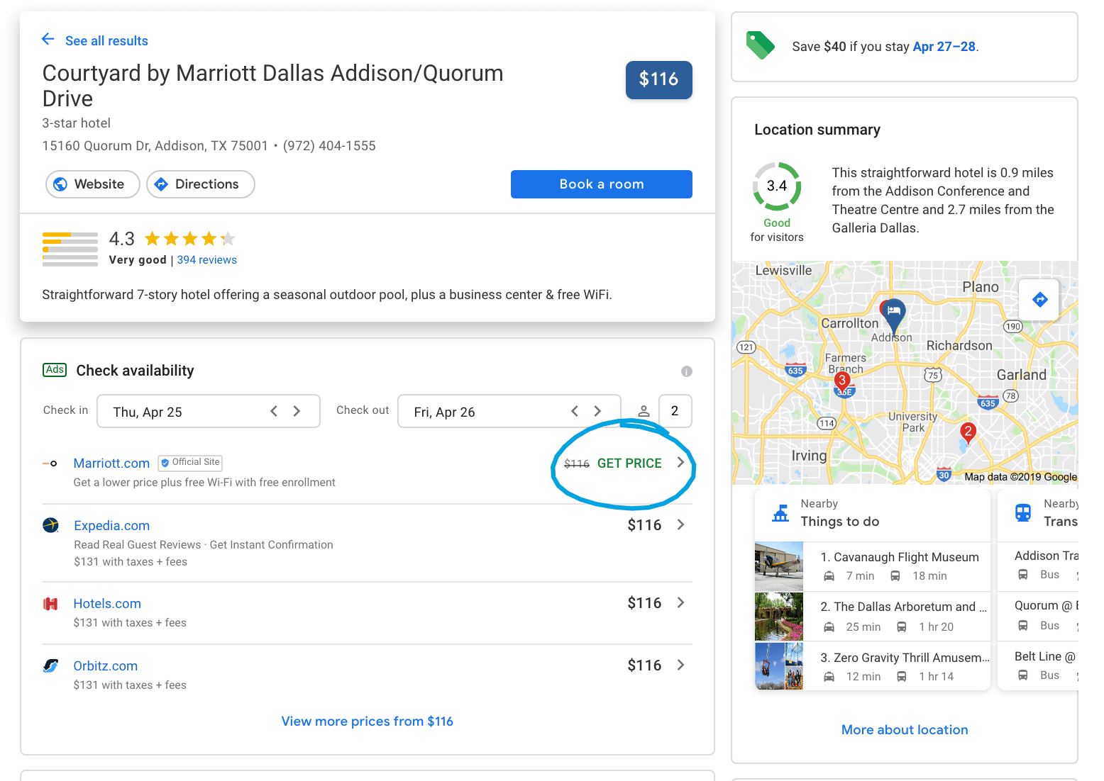 Qualified Rates Google Hotels