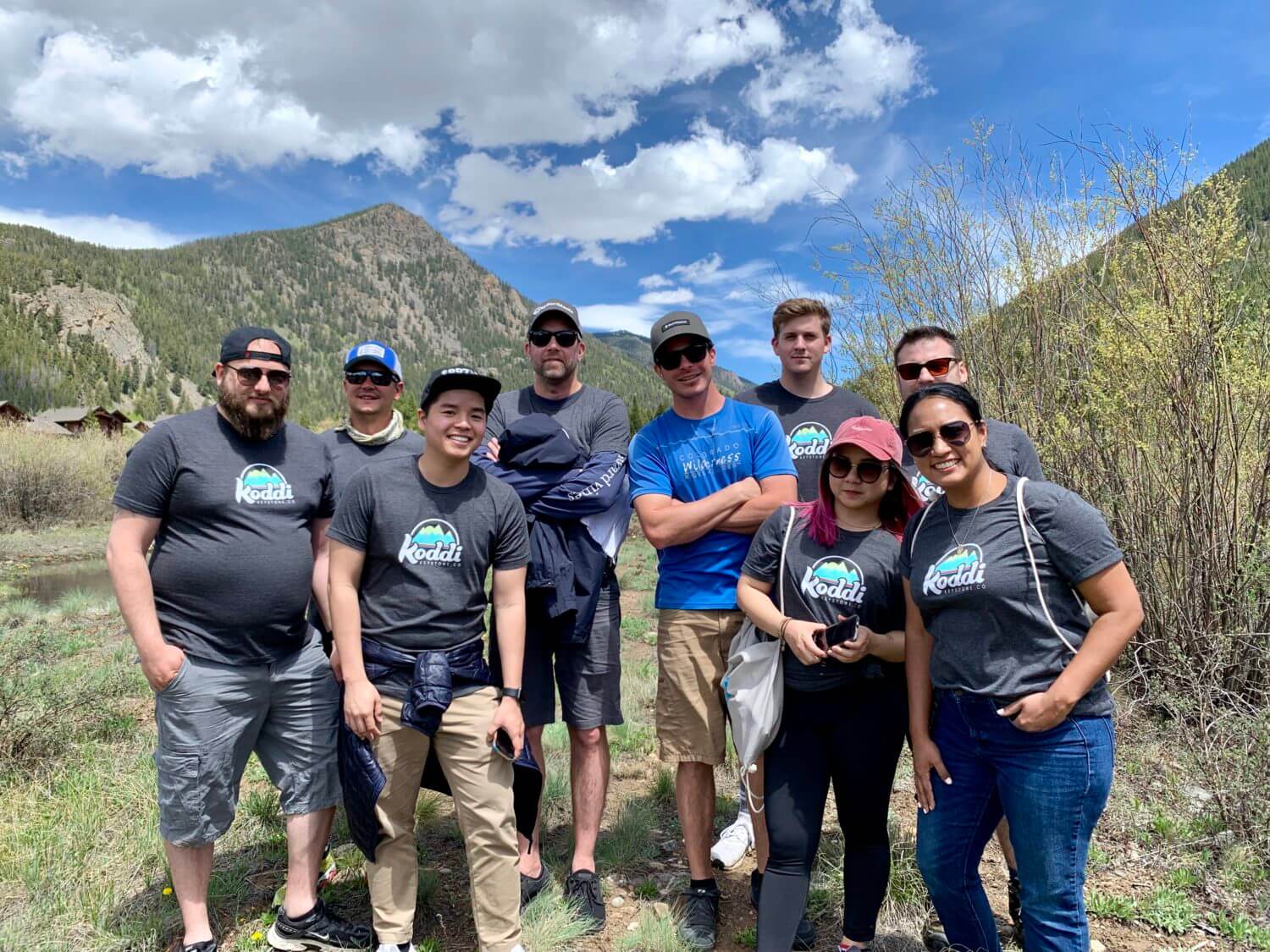 Koddi Team in the Rocky Mountains