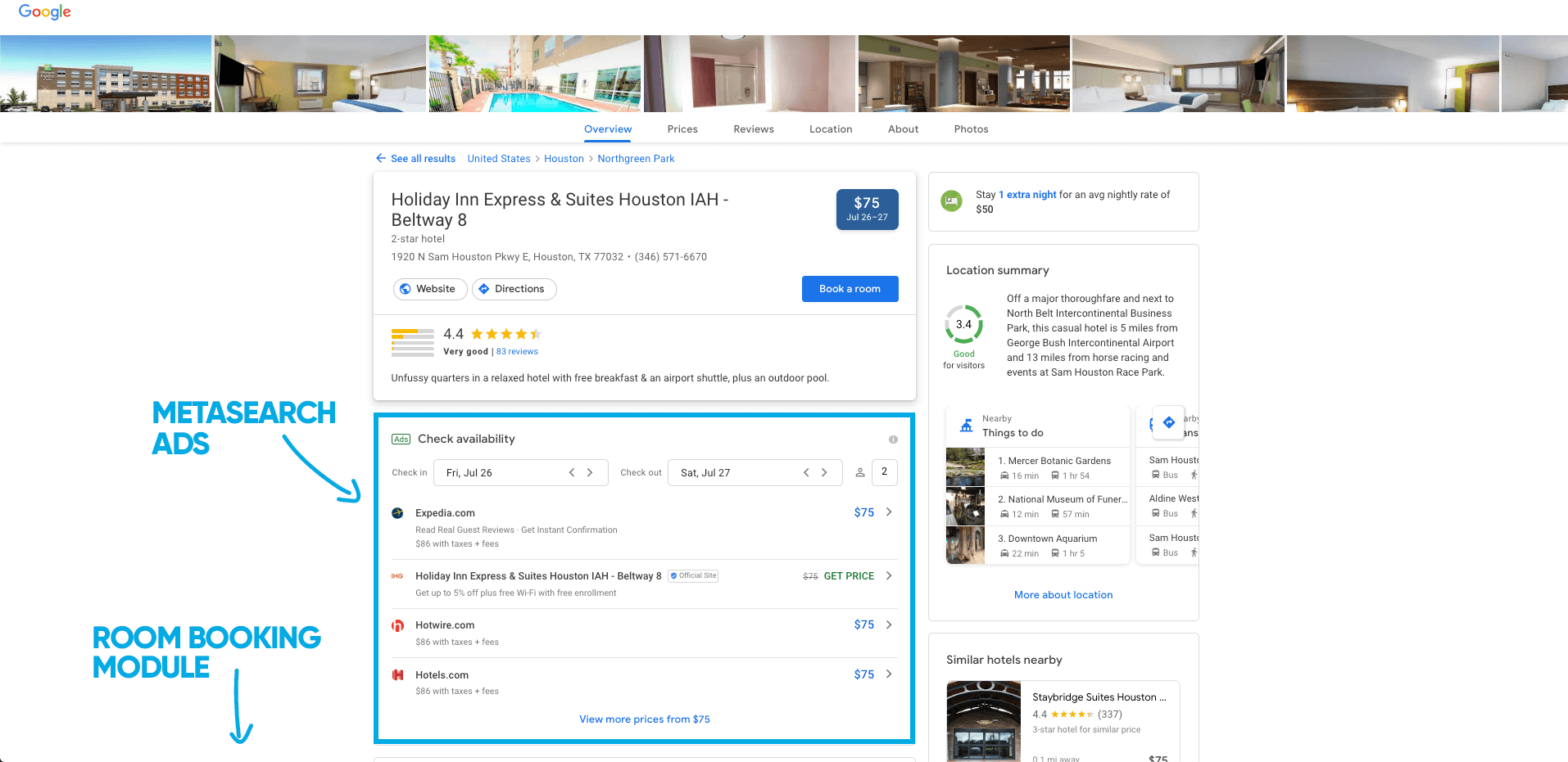 Google Room Booking Module