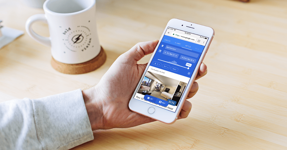 Google’s New Look for Mobile Hotel Ads