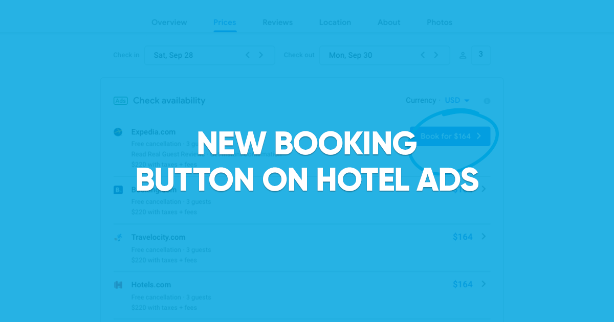 New Booking Button Spotted on Google Hotel Ads